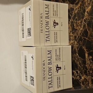 FRANDORA Beef Tallow and Honey Balm for‎ Skin All-Natural Moisturizer 2 Oz (X2)
